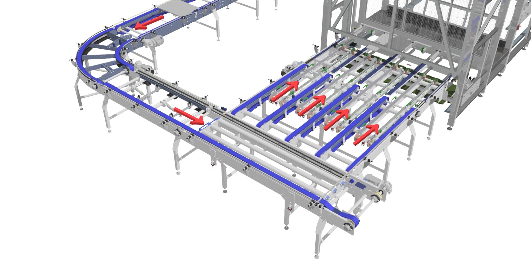 Automatisms for line fulfilment